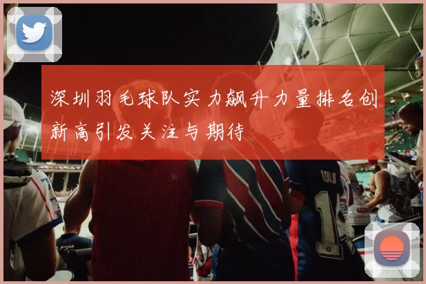 深圳羽毛球队实力飙升力量排名创新高引发关注与期待